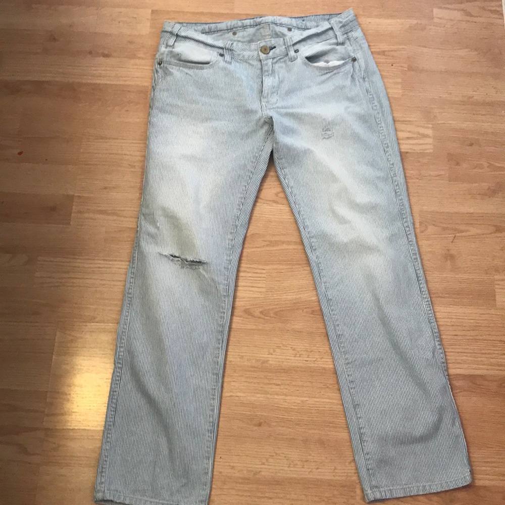 Striped jeans